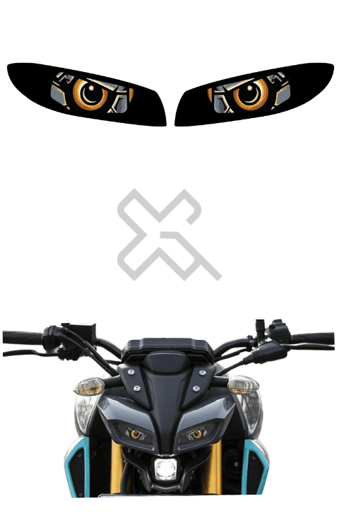 MT15 Headlight Sticker Eye Design